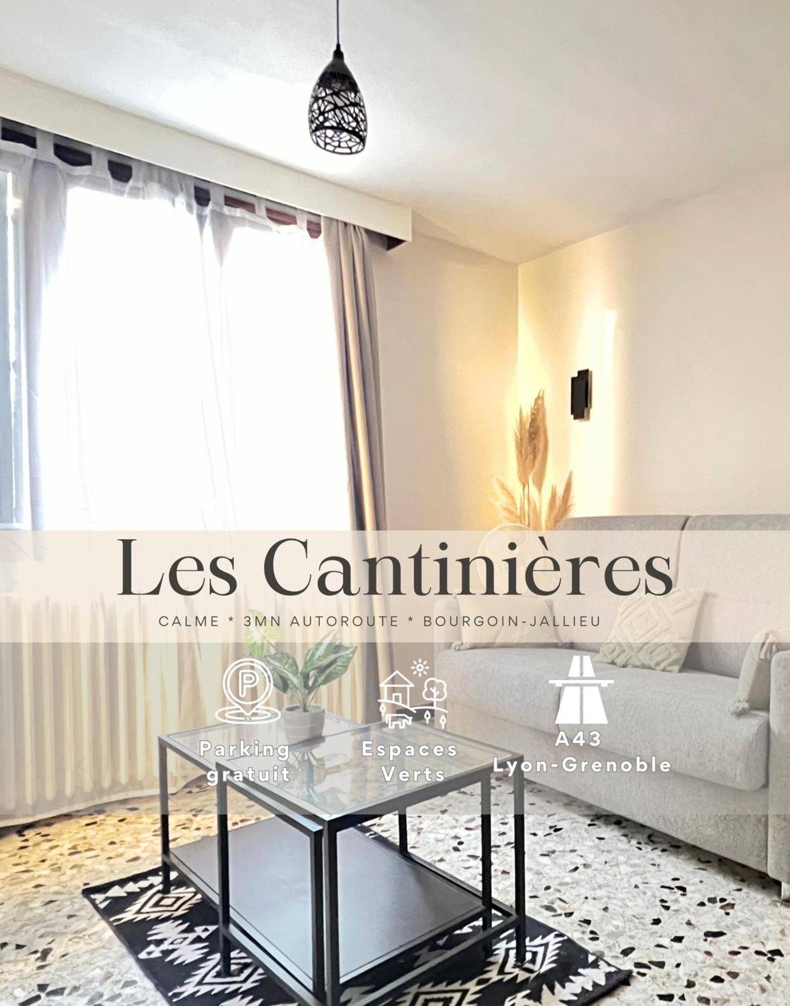 Les Cantinieres - Bourgoin Jallieu - Jardin Prive Ruy-Montceau Eksteriør billede